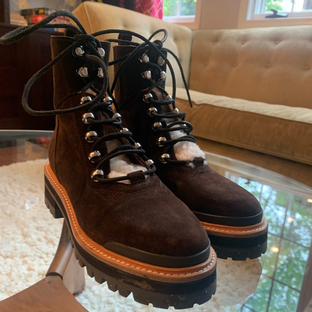 LIKE NEW Marc Fisher Izzie Shearling Boot 7.5